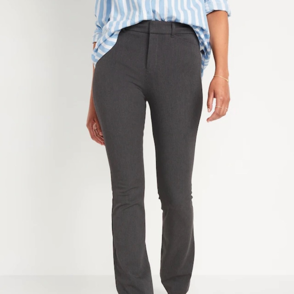 Woman’s Size 8 Dark Gray Pixie Pants From Old Nav… - image 1